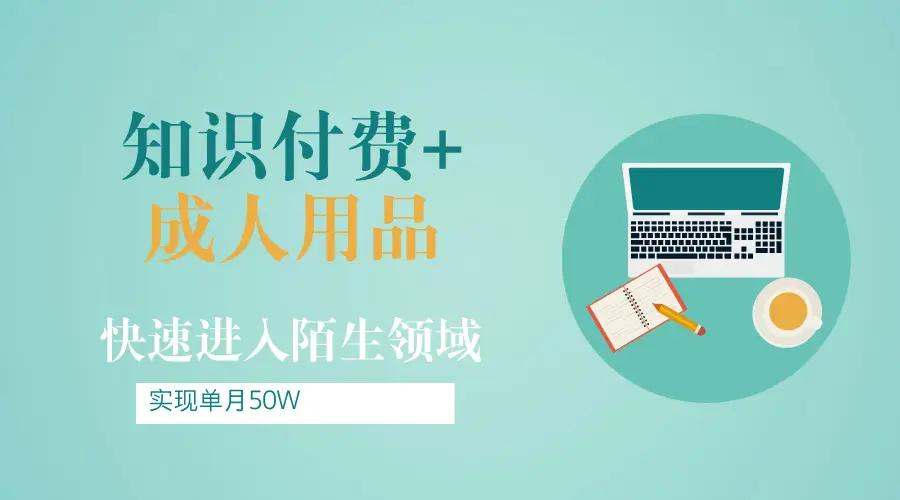 2024蓝海 知识付费集合 成人用品 如何实现单月30W+-观智斋电商课程站